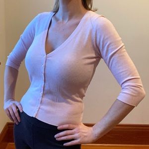 Fitted knit top Pink SM by Smartset